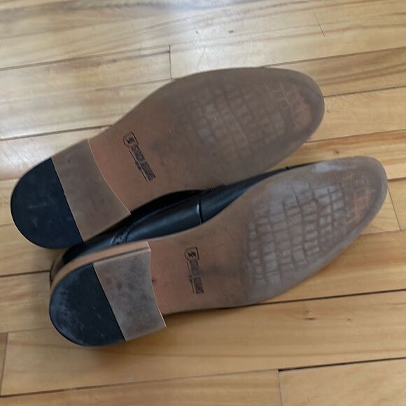 Stacy Adams Dickinson black leather tie cap toe Oxford shoe. Size 9.5. - Picture 11 of 11